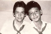 Jose y yo cuando aún estabamos en secundaria.